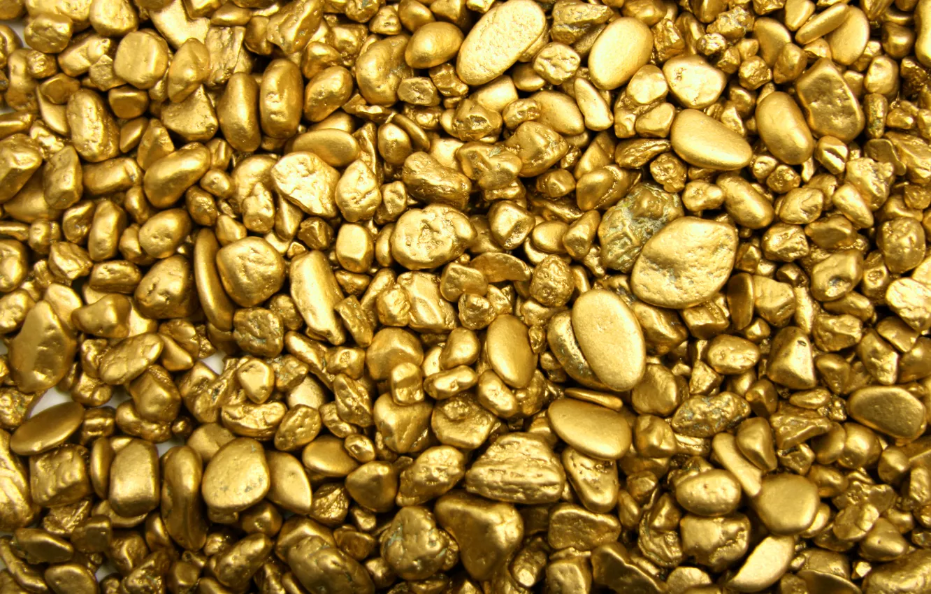 Фото обои галька, камни, золото, золотой, слитки, gold