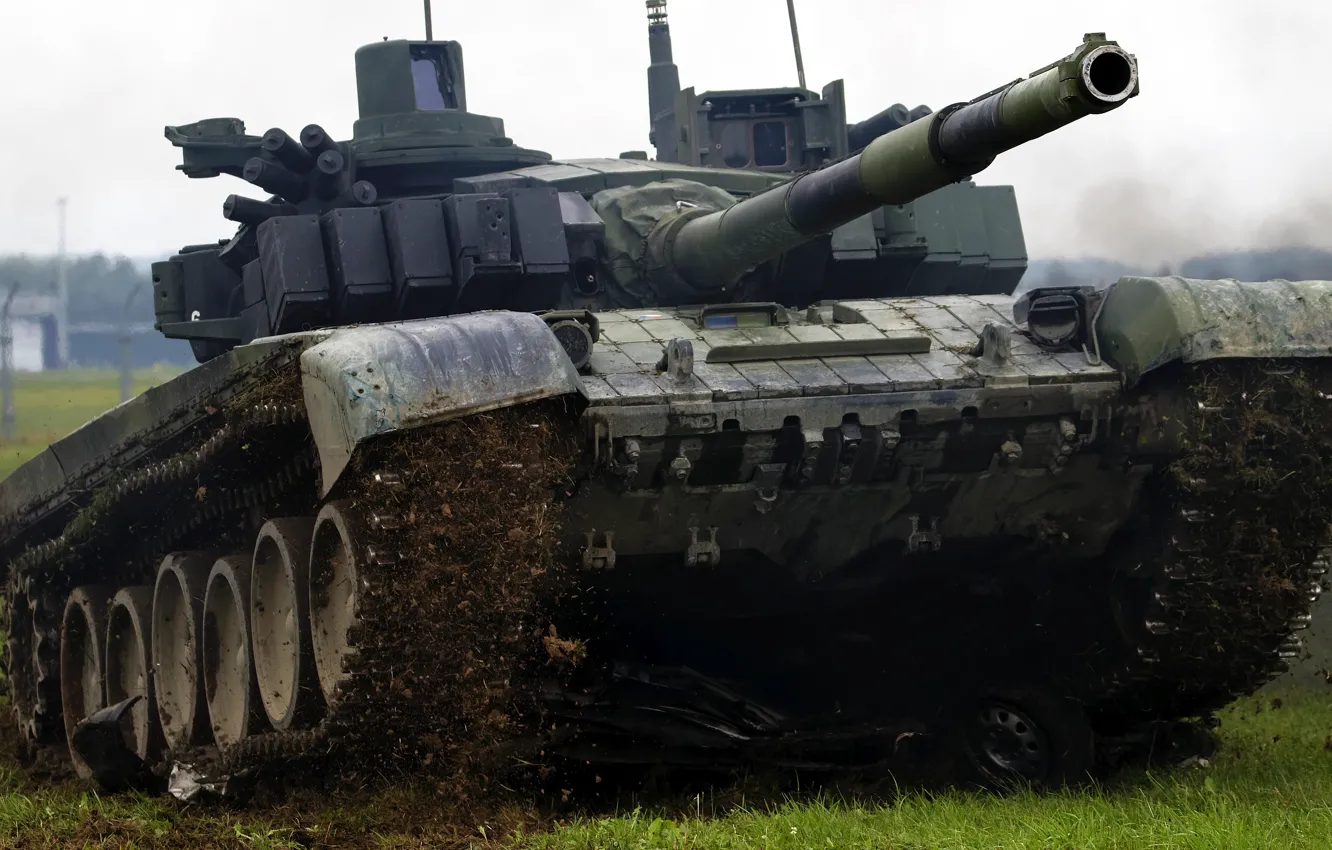 Фото обои дуло, танк, T-72M4