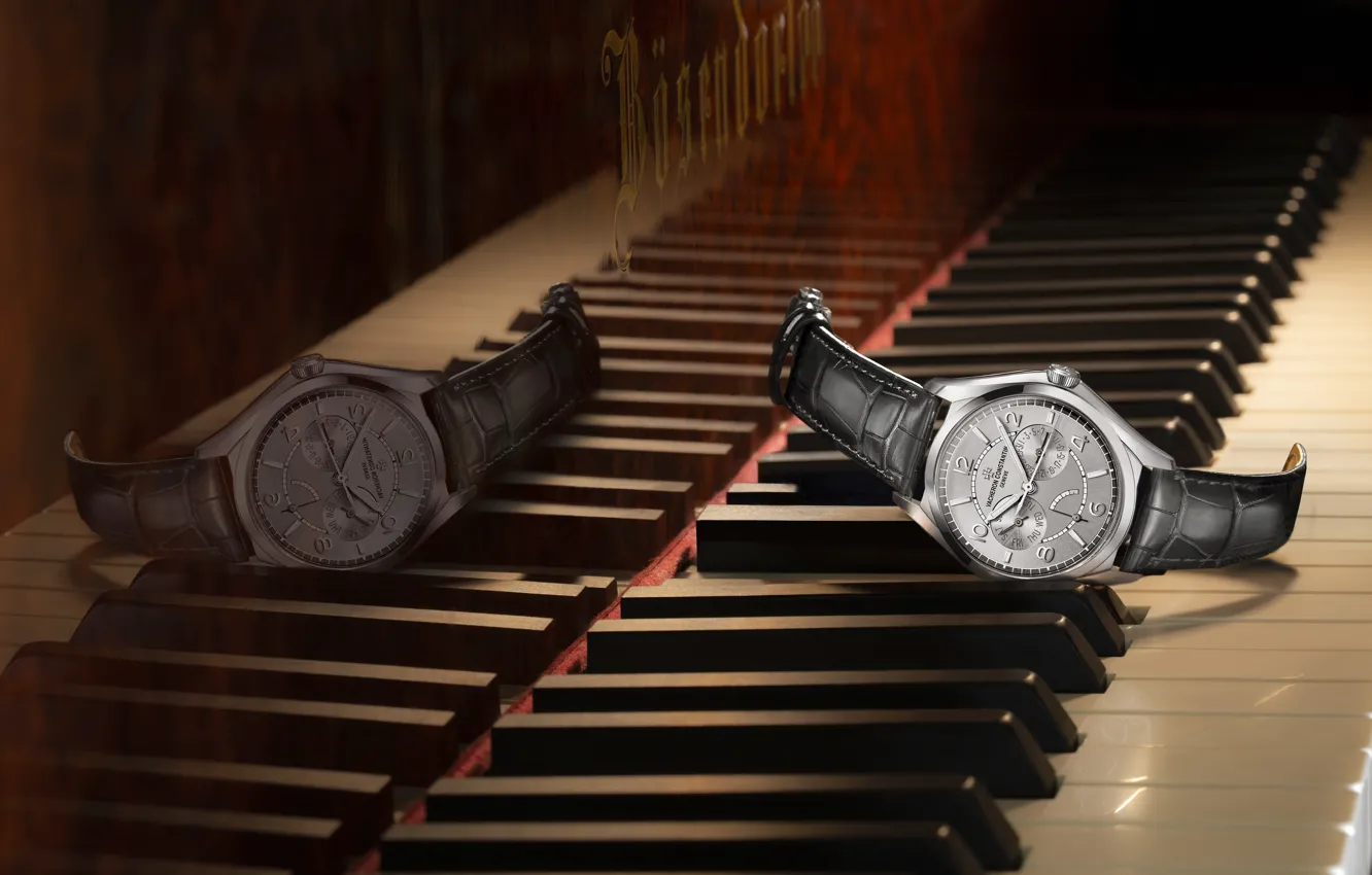 Фото обои Swiss Luxury Watches, Vacheron Constantin, нержавеющая сталь, швейцарские наручные часы класса люкс, analog watch, автоматический …