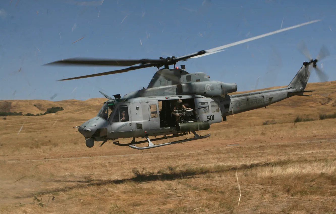 Фото обои Bell, многоцелевой вертолёт, UH-1Y Venom, (Yankee)