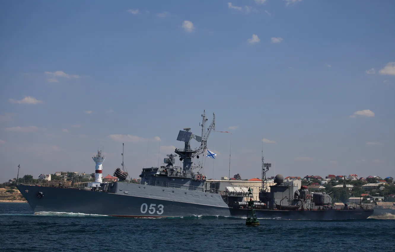 Фото обои вмф, севастополь, малый противолодочный корабль, поворино