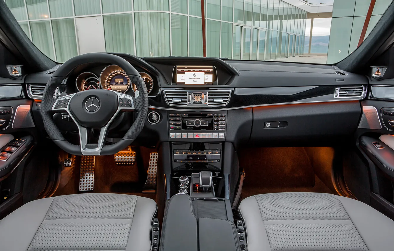 Фото обои Mercedes-Benz, AMG, interior, E 63