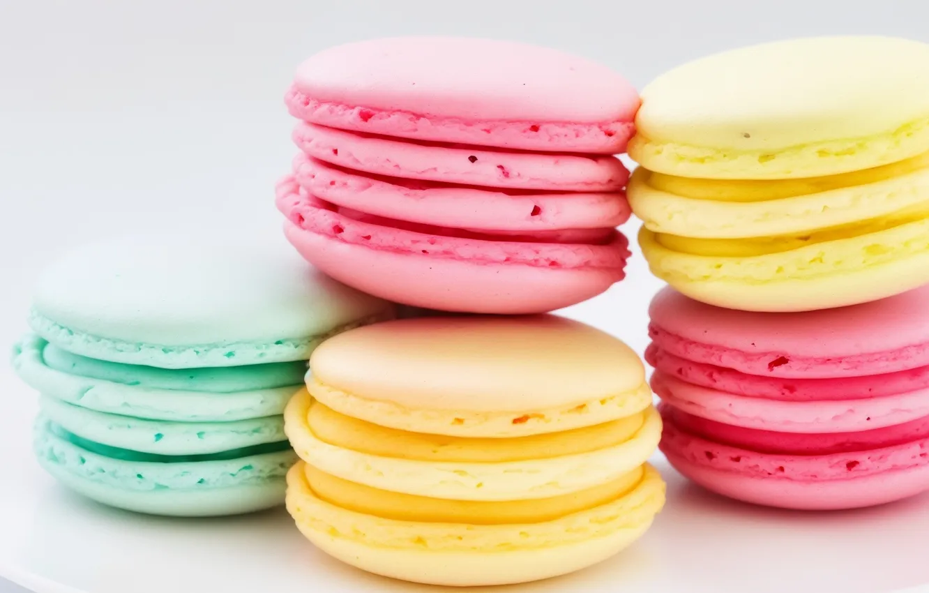 Фото обои желтый, розовый, рисунок, цвет, еда, десерт, yellow, pink