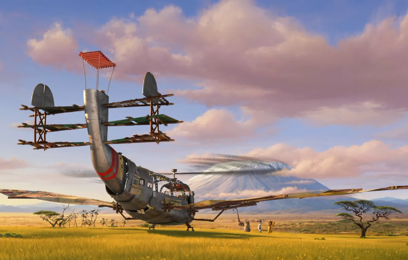 Фото обои Европа, Мадагаскар, Особо, опасен