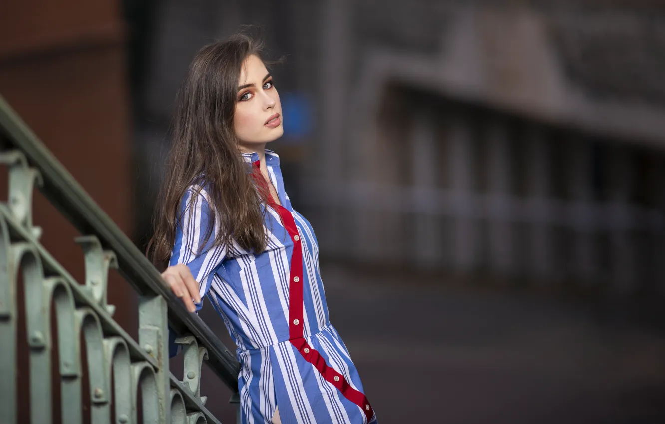 Фото обои взгляд, девушка, Célia