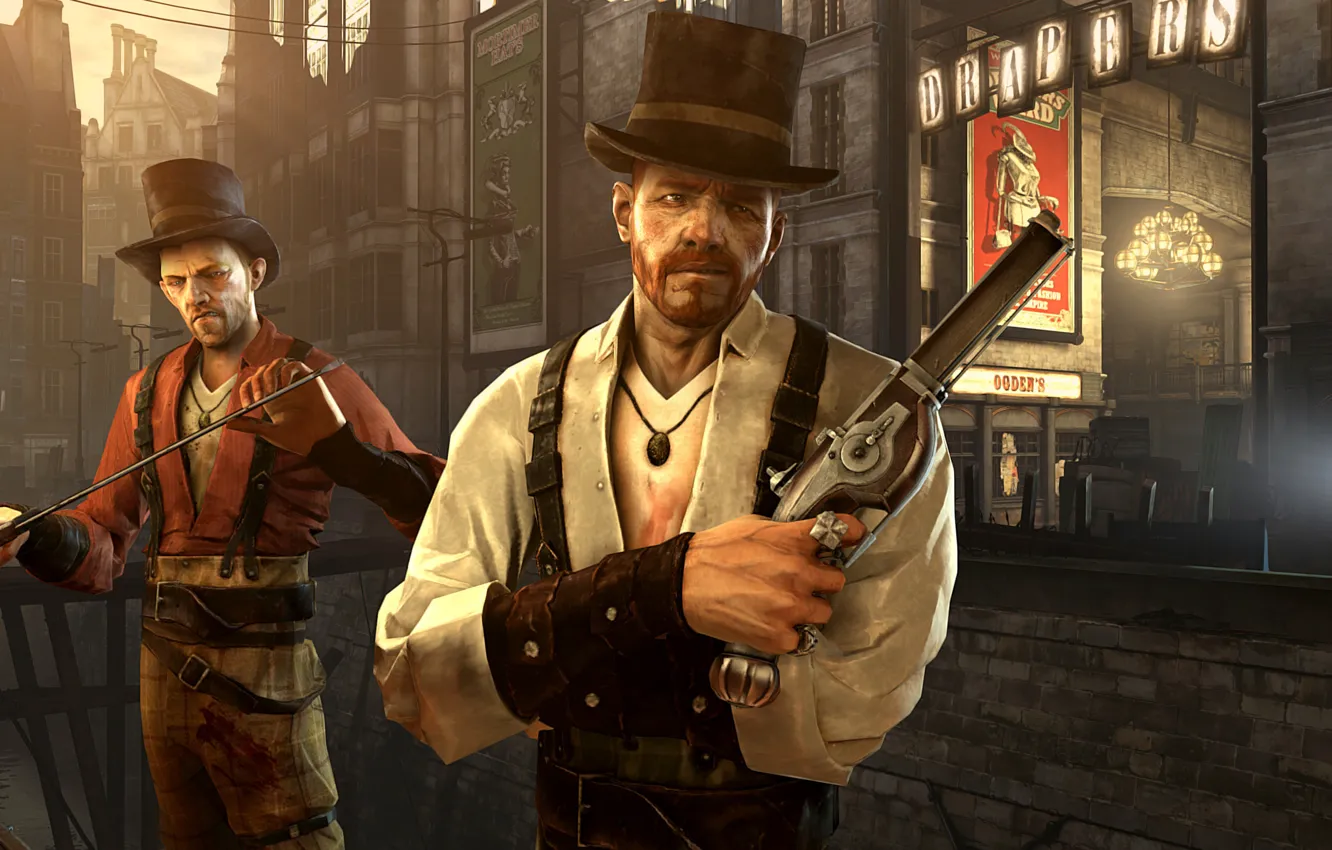 Фото обои Gun, DLC, Bethesda Softworks, Dishonored, Video Game, Arkane Studios, Dishonored: The Brigmore Witches, The Brigmore …