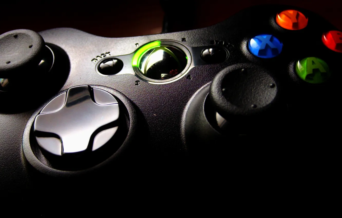Фото обои геймпад, Xbox 360, Игровая приставка