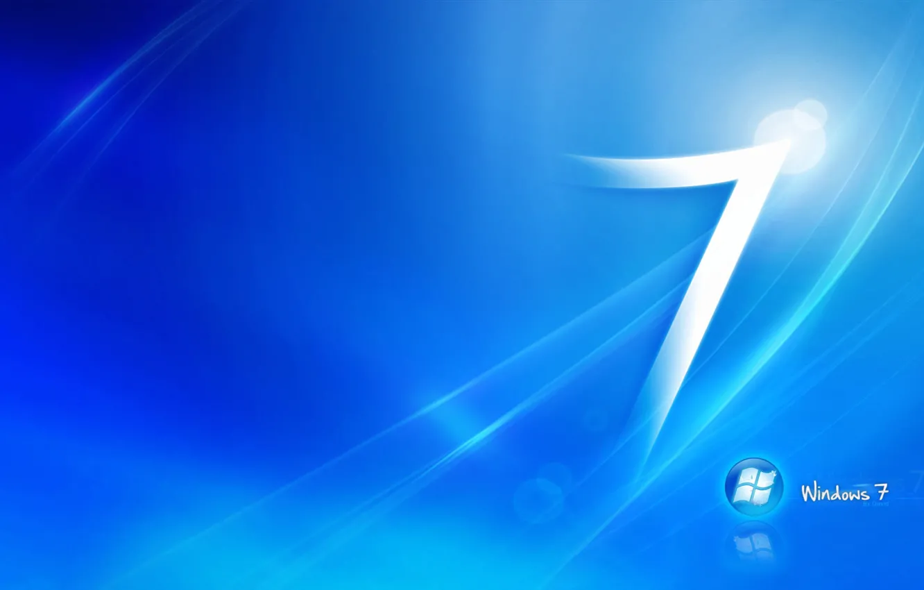 Фото обои Windows, logo, blue