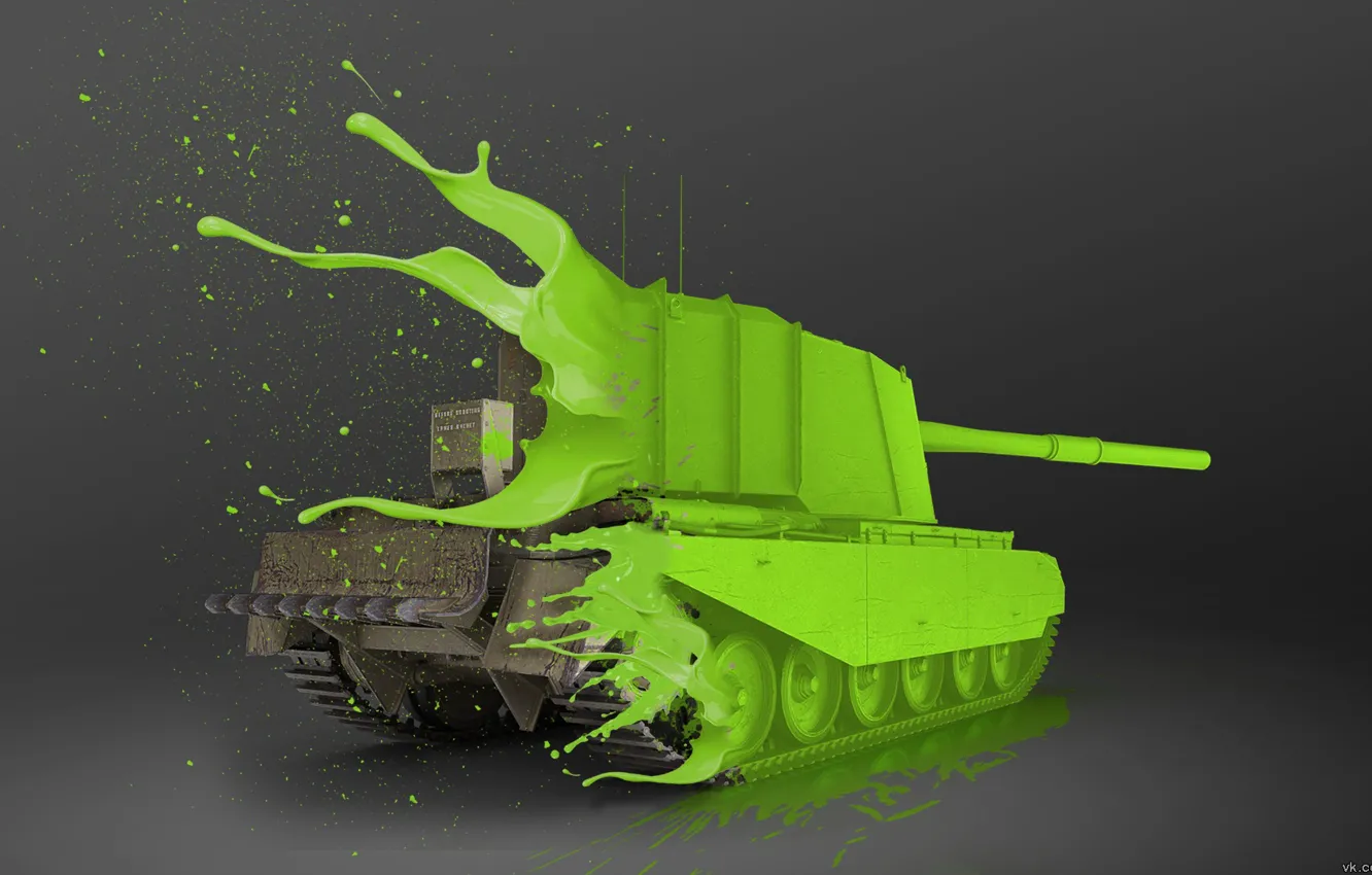 Фото обои игры, краска, танк, интересное, Танки, WoT, tank, Мир Танков
