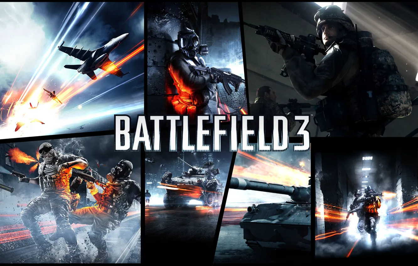 Фото обои игры, games, art, Battlefield 3, gta style