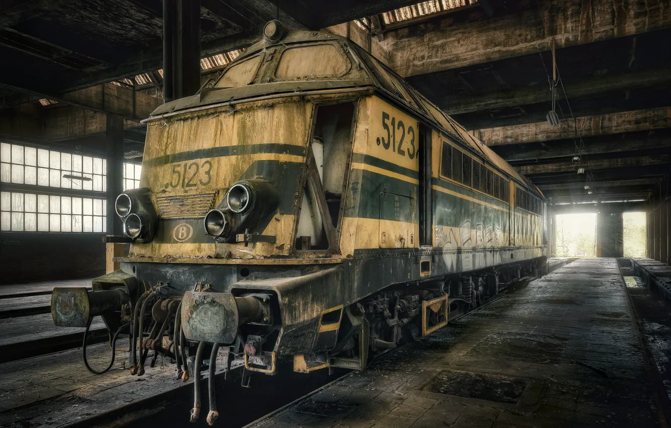 Фото обои фон, Trains, Forgotten
