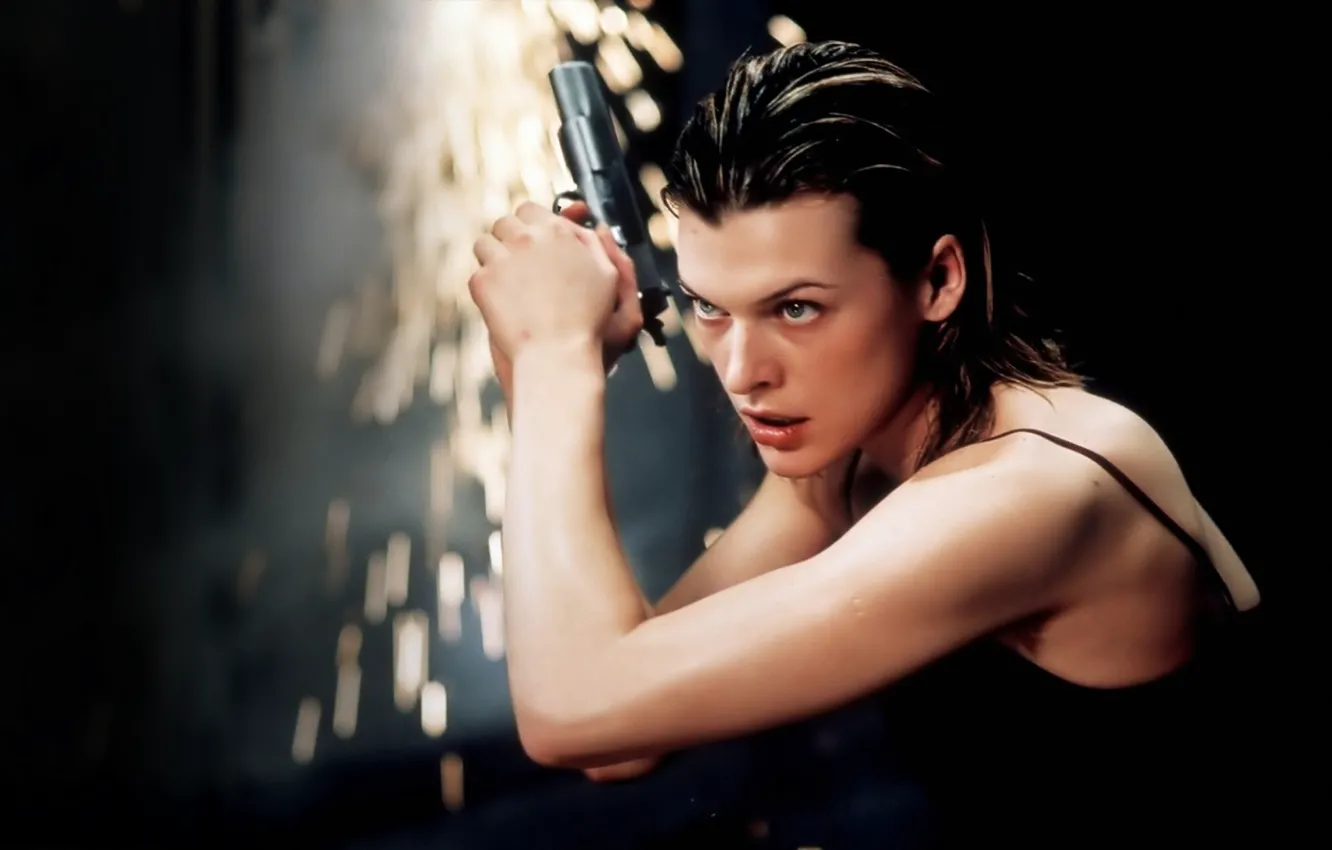 Фото обои Resident Evil, Milla Jovovich, Alice, Milla.Jovovich