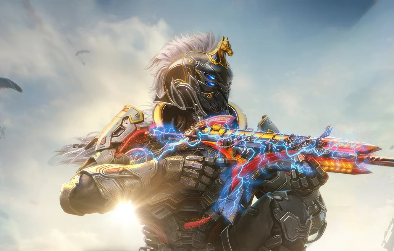 Фото обои Call of Duty, mobile, the charioteer draw