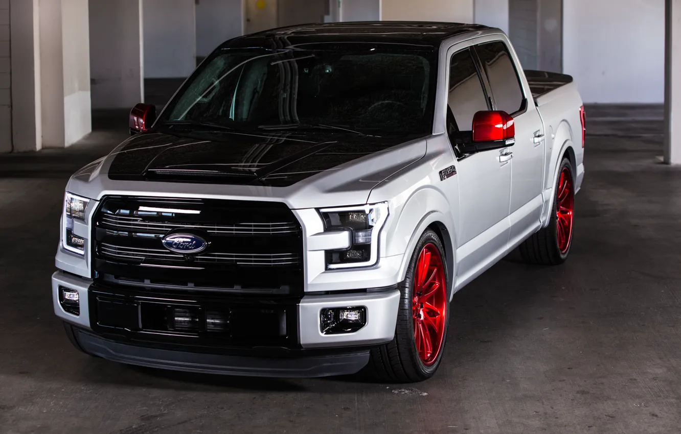 Фото обои Ford, гараж, диски, F150, CGS Performance