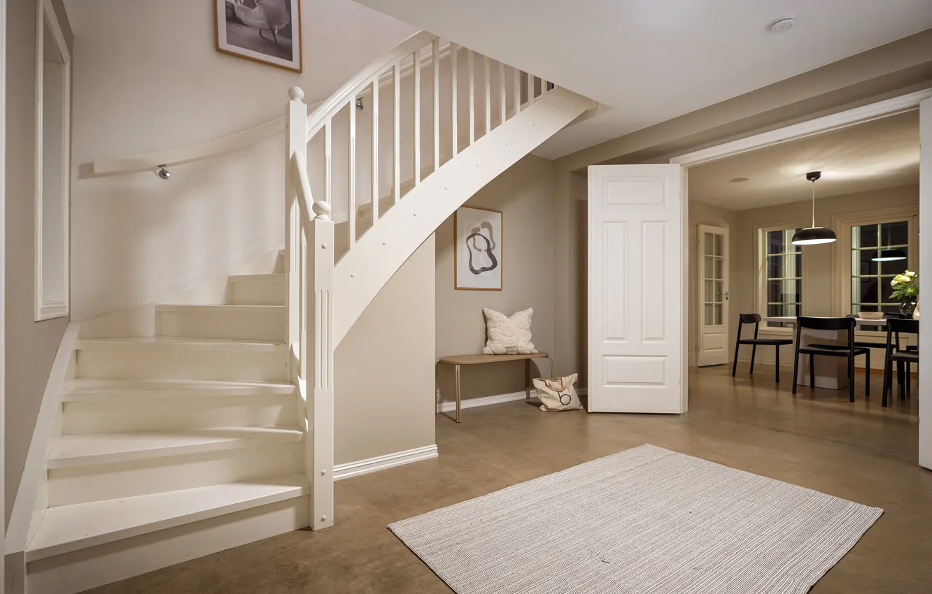 Фото обои пространство, уют, комната, стена, ковер, мебель, дома, интерьер