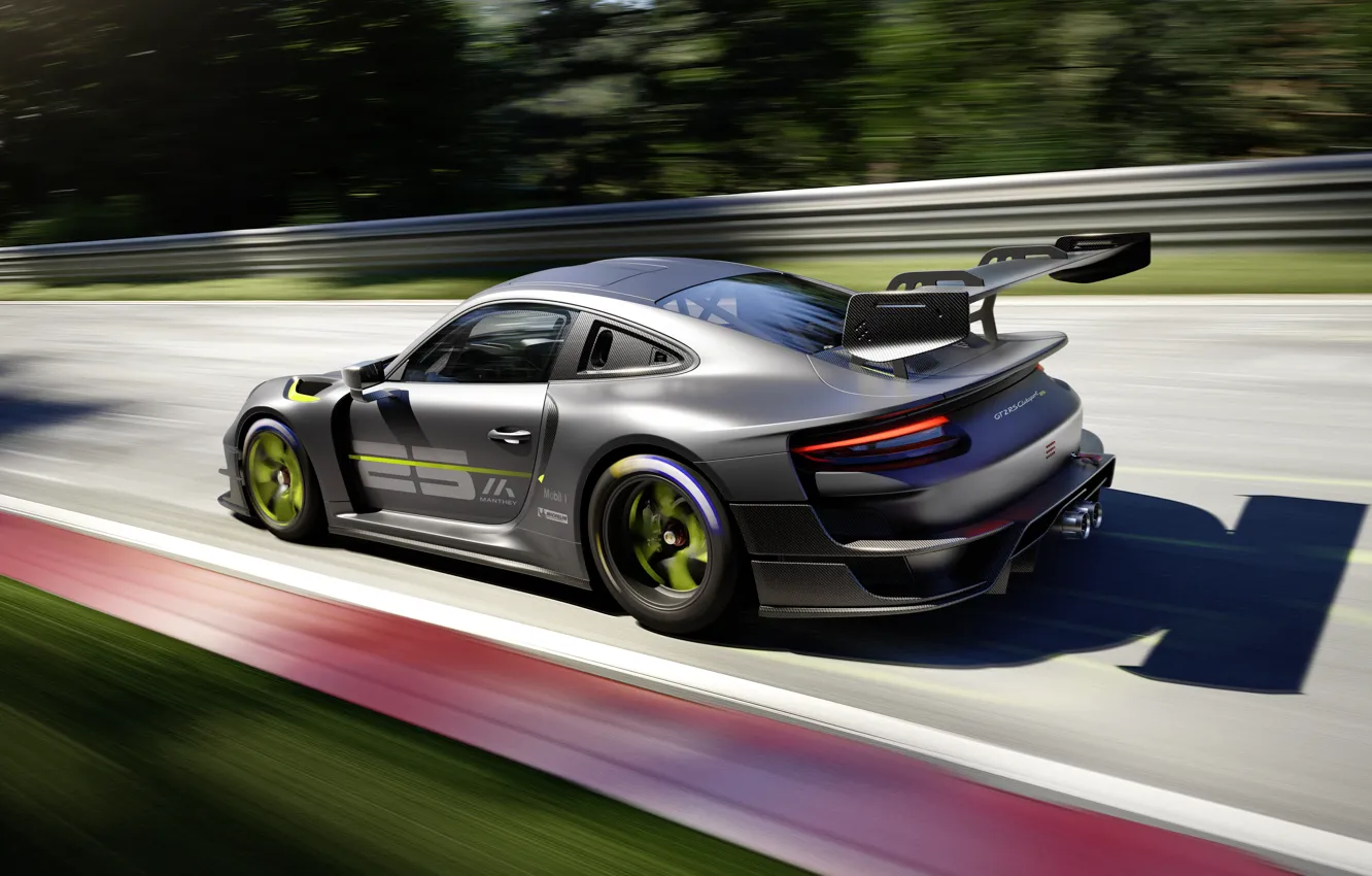 Фото обои 911, Porsche, speed, rear wing, Porsche 911 GT2 RS Clubsport 25