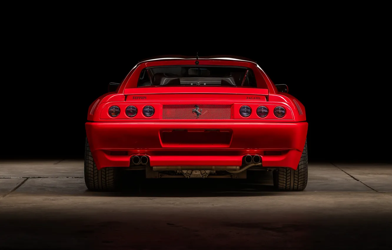 Фото обои Ferrari, суперкар, supercar, 1992, единственный экземпляр, the only instance, Zagato Elaborazione, Ferrari 348 tb Zagato …