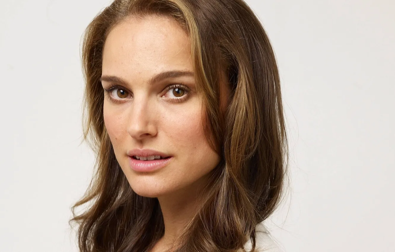Фото обои девушка, лицо, актриса, брюнетка, Natalie Portman, Натали Портман, красивая
