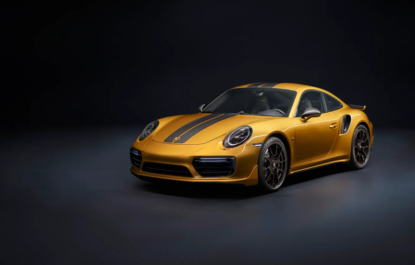 Фото обои car, Porsche, logo, Porsche 911 Turbo S, Porsche 911 Turbo S Exclusive Series