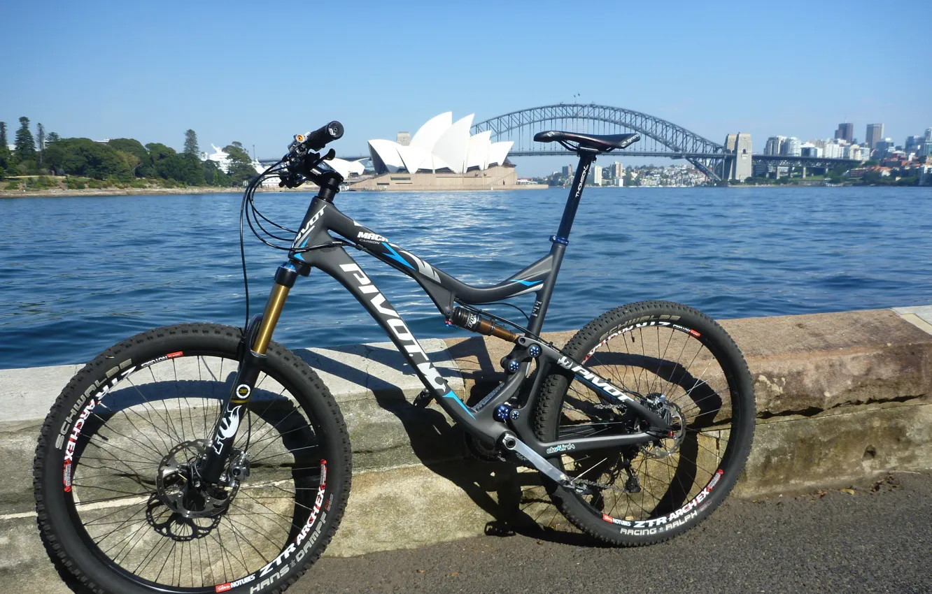 Фото обои велосипед, спорт, Сидней, sydney harbour, Mountain Bike, Pivot Mach 5.7
