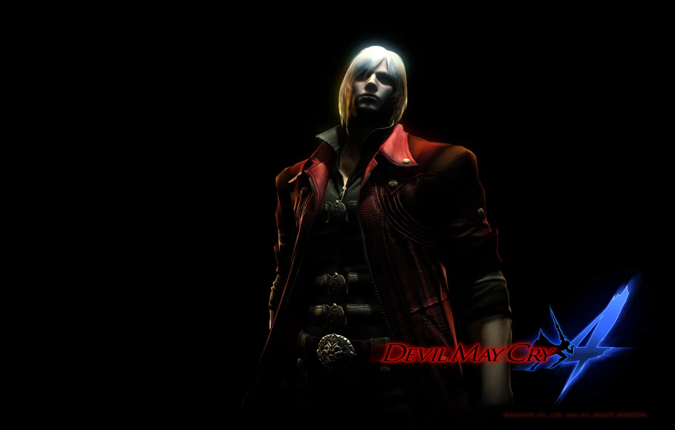 Фото обои обои, игра, тень, Данте, Devil May Cry 4