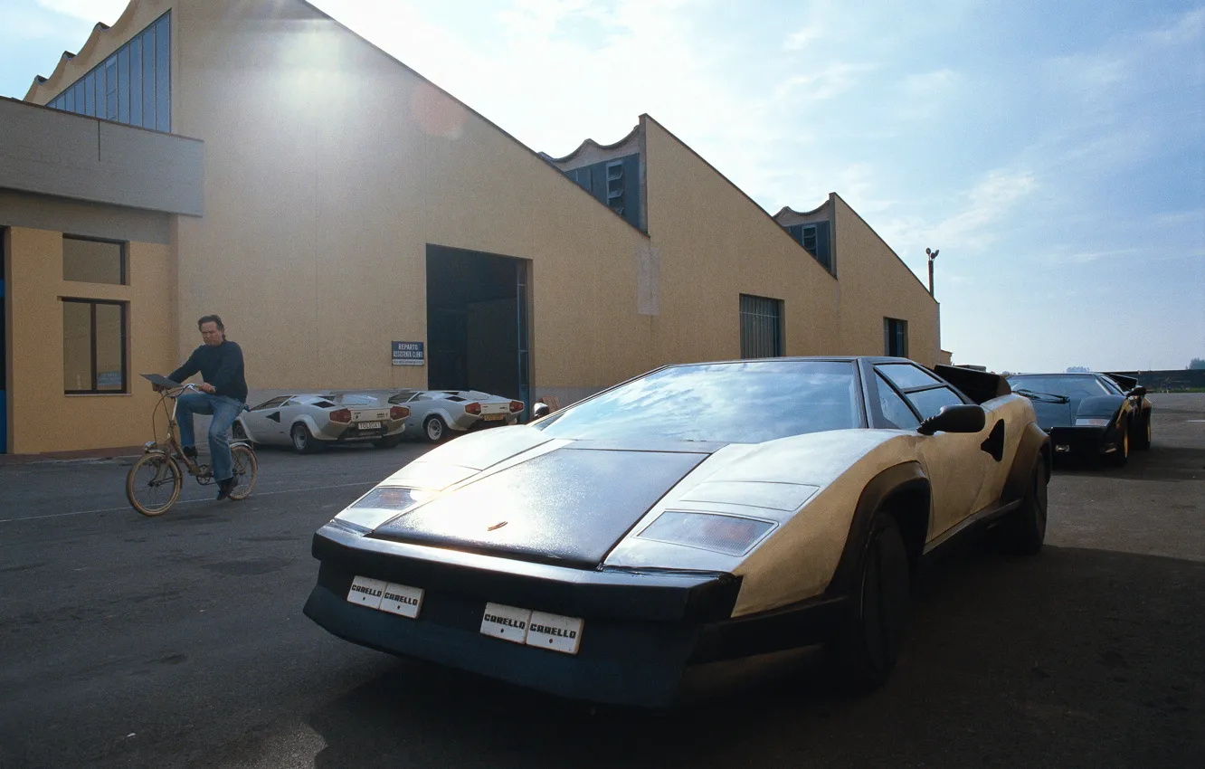 Фото обои Lamborghini, ламбо, прототип, Countach, Lamborghini Countach Evoluzione
