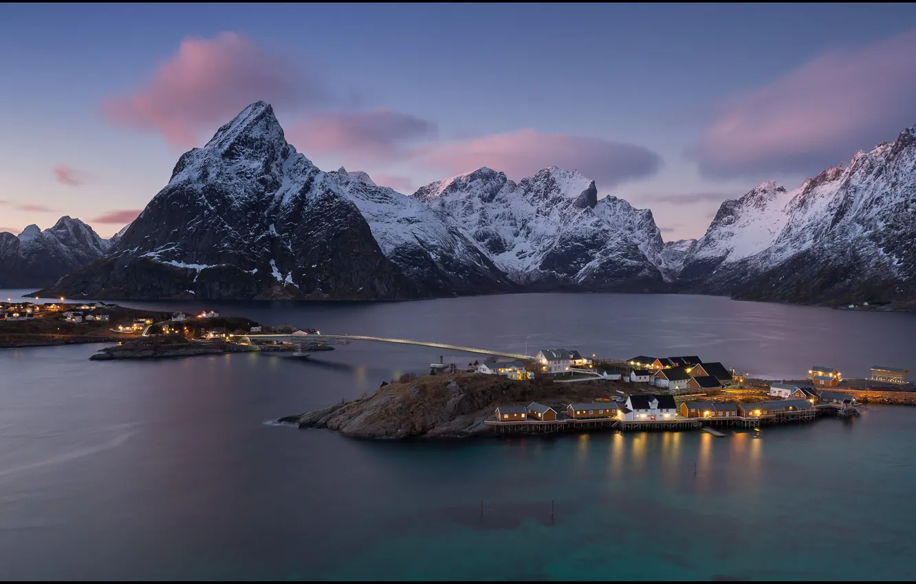 Фото обои Норвегия, Norway, Arctic, Lofoten