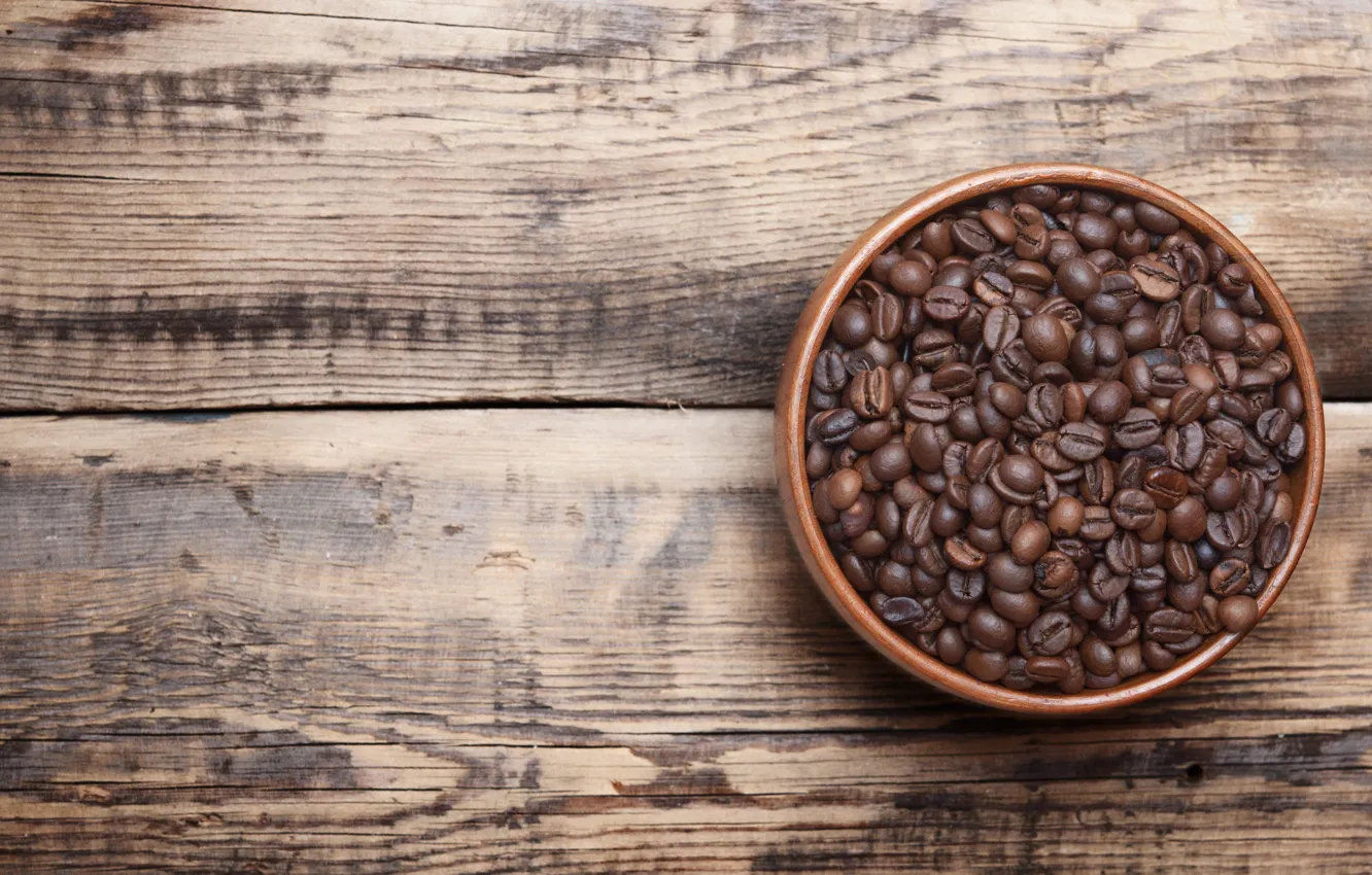 Фото обои Wood, coffee, table, tables, coffee beans