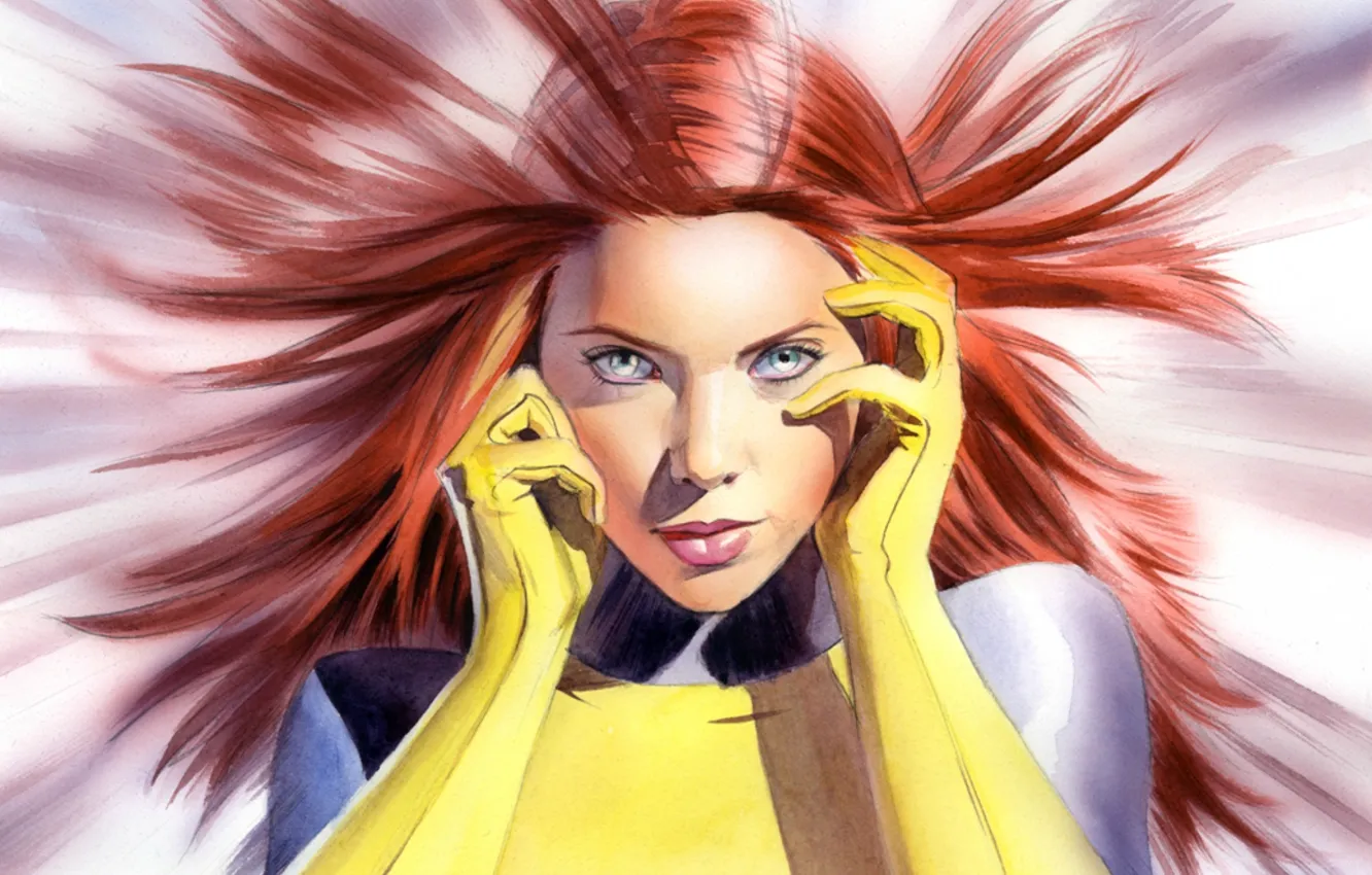 Фото обои Marvel, Феникс, Джин Грей, Jean Grey, X-men