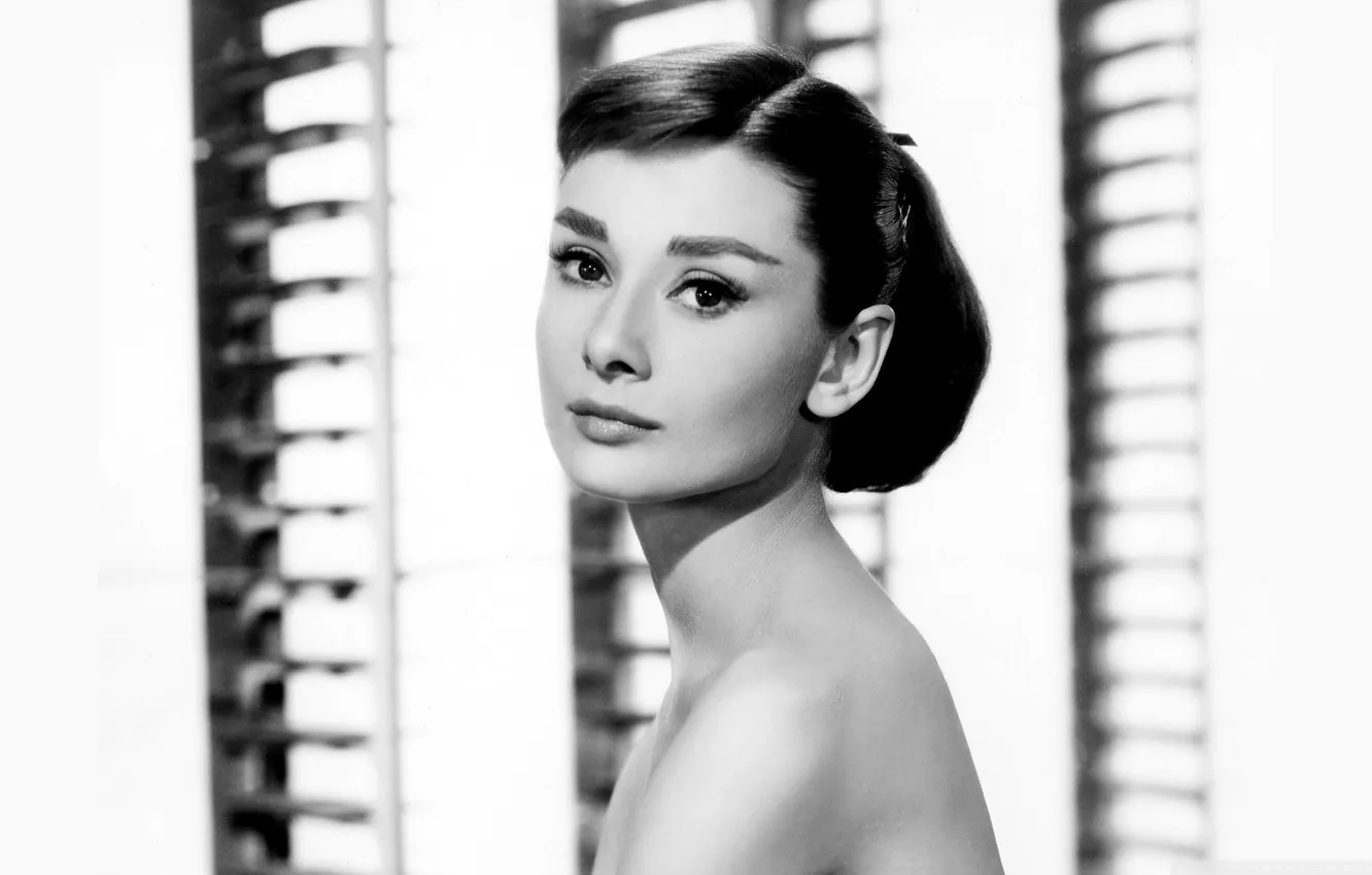 Фото обои актриса, actress, audrey hepburn, одри хепбёрн
