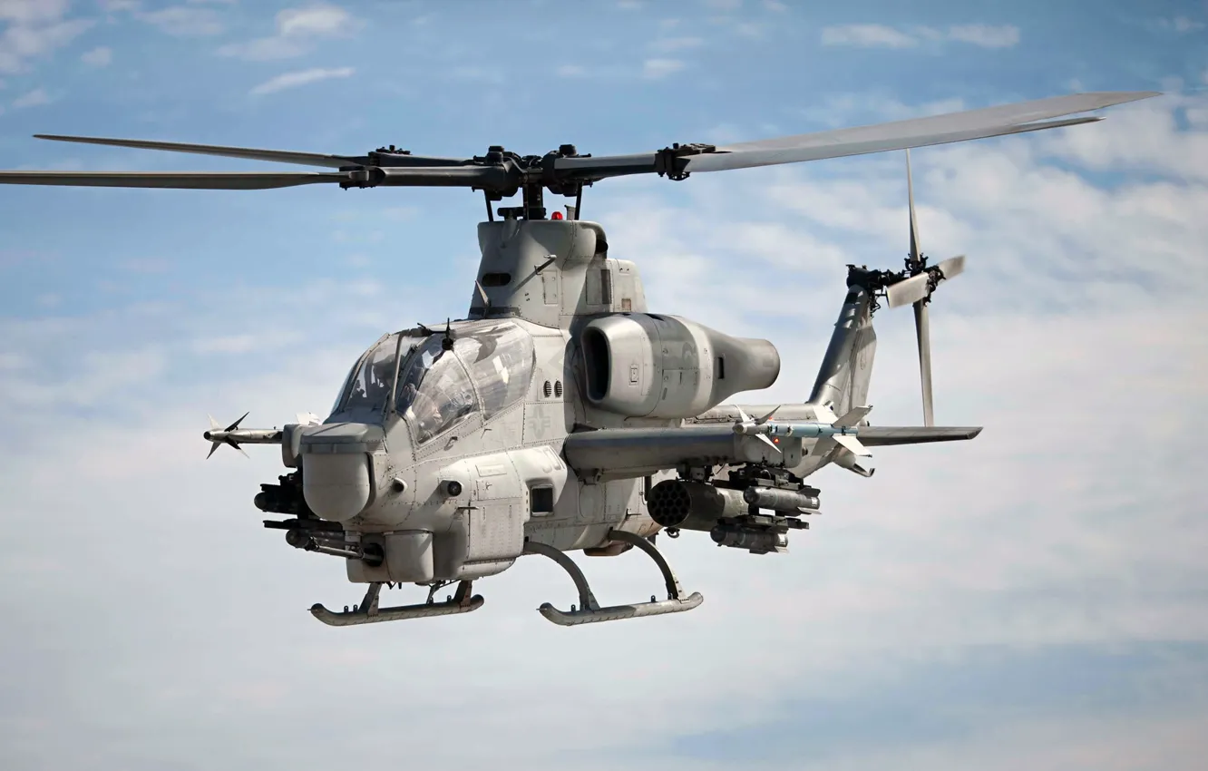 Фото обои Viper, Bell, американский ударный вертолёт, AH-1Z, Bell Helicopter