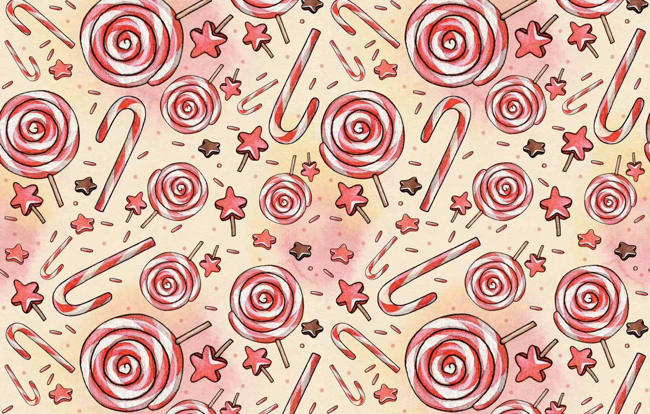 Фото обои узор, паттерн, леденцы, pattern, seamless, Floral, бесшовный