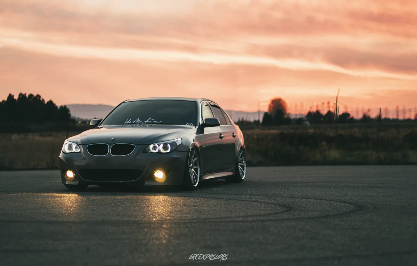 Фото обои BMW, E60