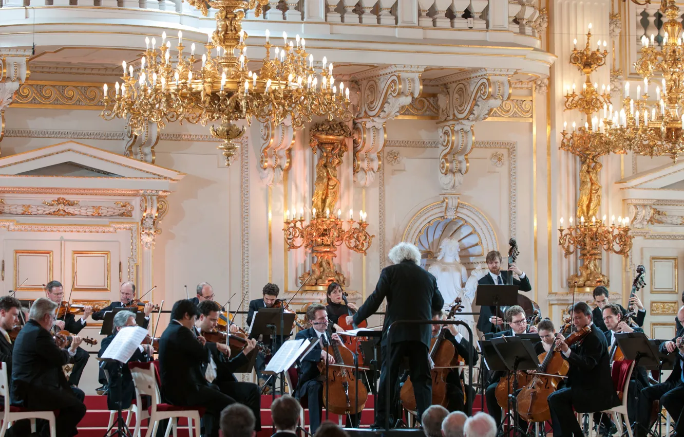 Фото обои Magdalena Kožená, Berliner Philharmoniker, Sir Simon Rattle