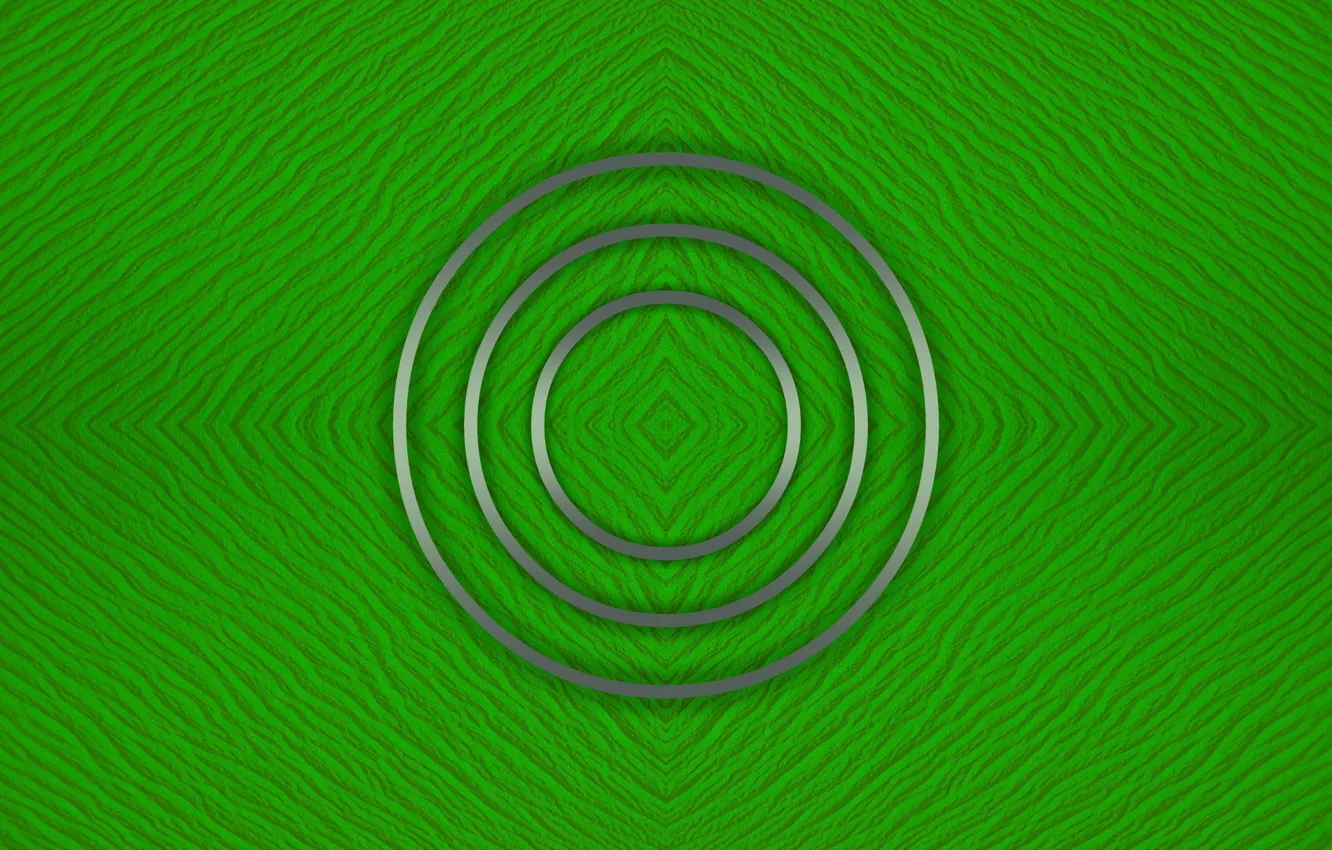 Фото обои круги, зеленый, фон, текстура