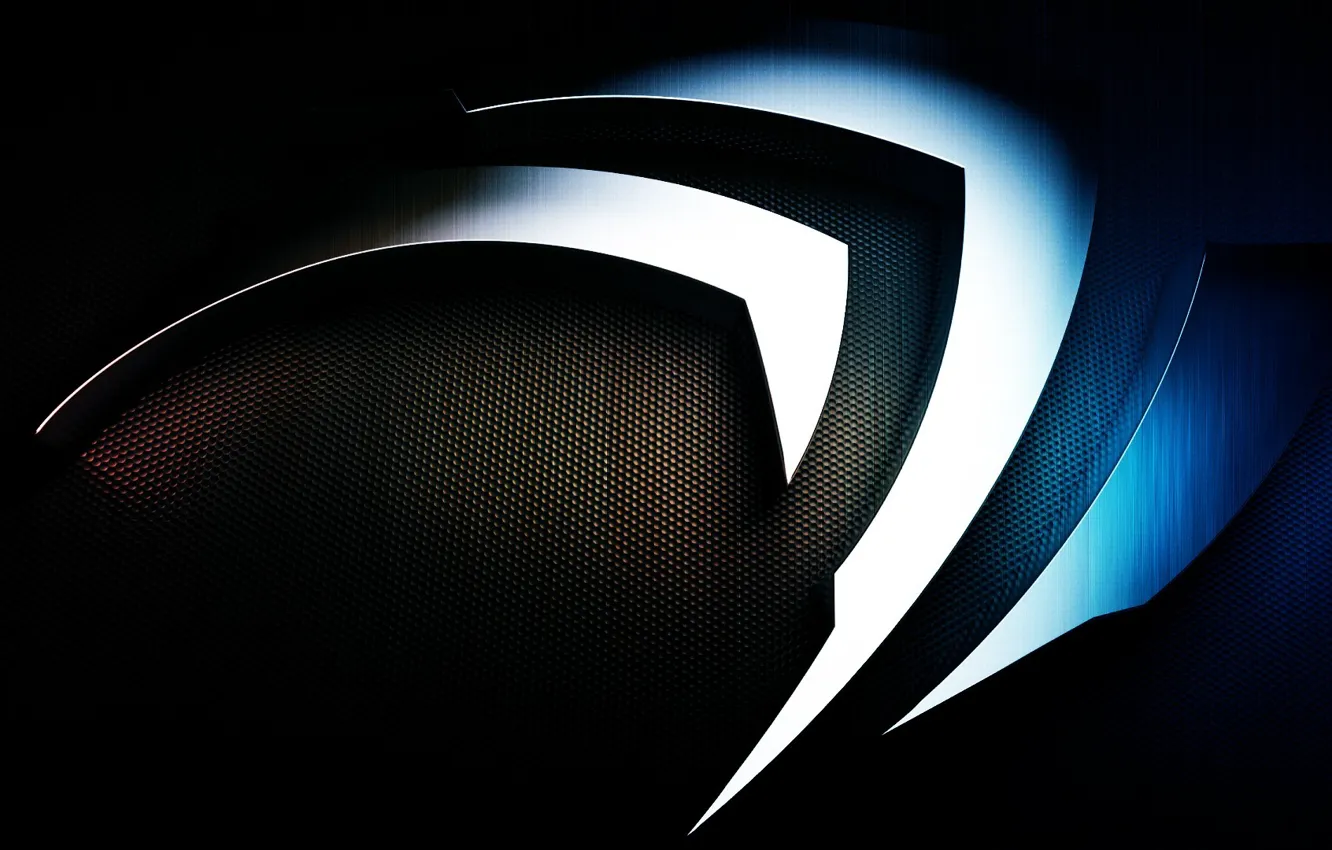Фото обои nvidia, metal, logo, background, brand, technology, metal logo