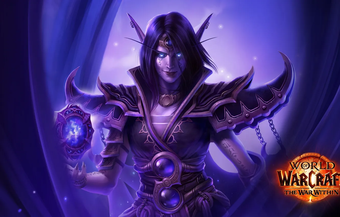 Фото обои бездна, void, World of WarCraft, The War Within, Война Внутри, Ксал`атат, Xal'atath