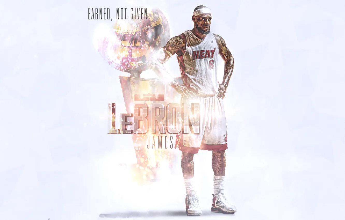 Фото обои Майами, Спорт, Баскетбол, Тату, Miami, NBA, LeBron James, Heat