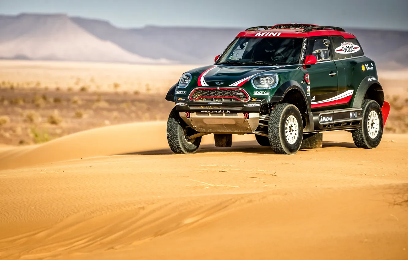 Фото обои Песок, Mini, Cooper, Mini Cooper, Rally, Dakar, Ралли, Мини