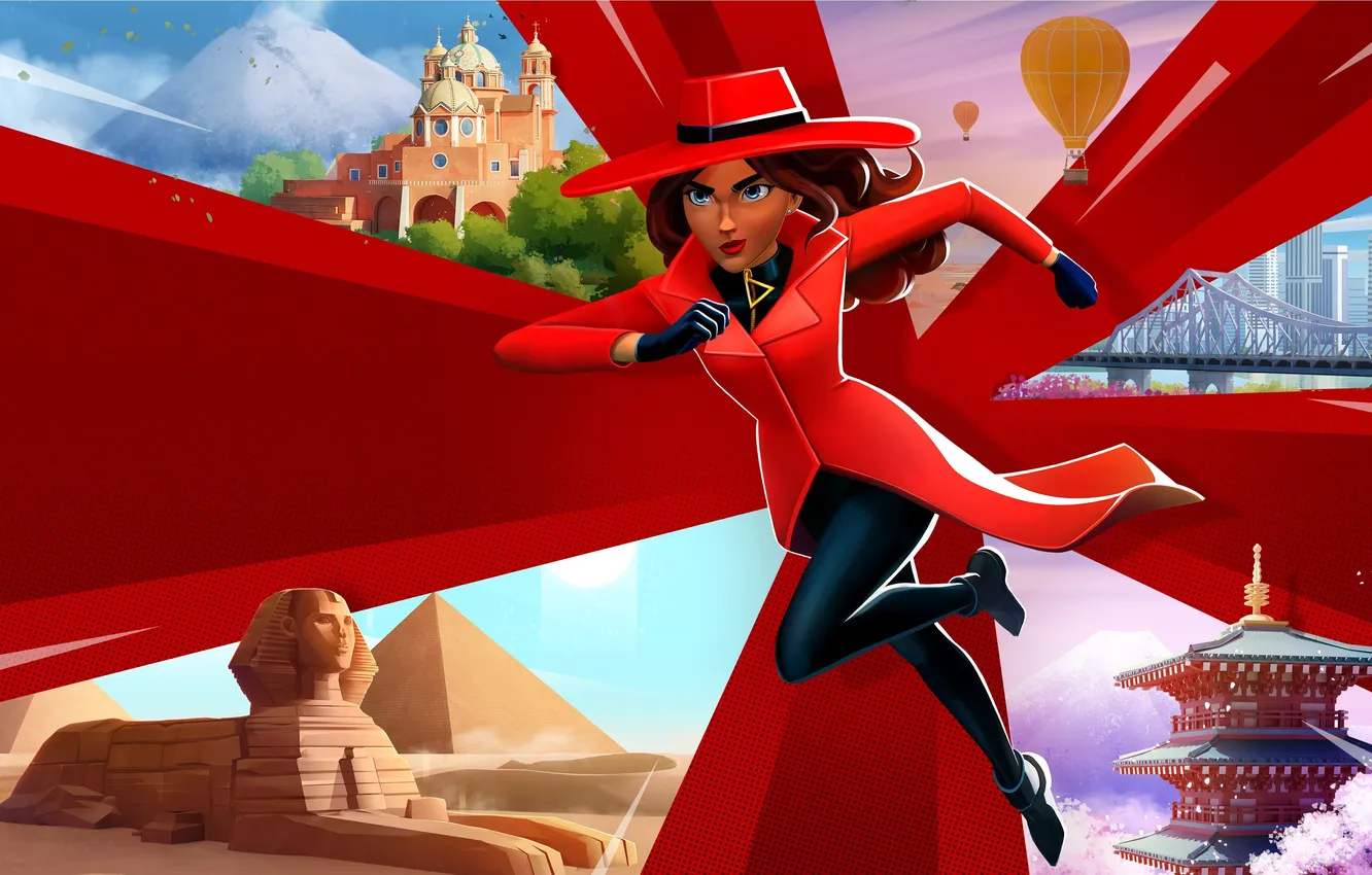 Фото обои Games, Video Game, 2025 Games, Carmen Sandiego