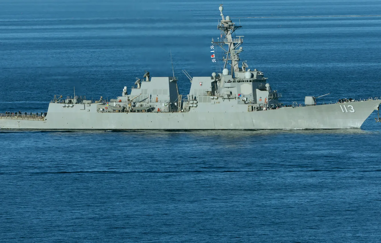 Фото обои эсминец, ВМС США, USS John Finn, DDG-113
