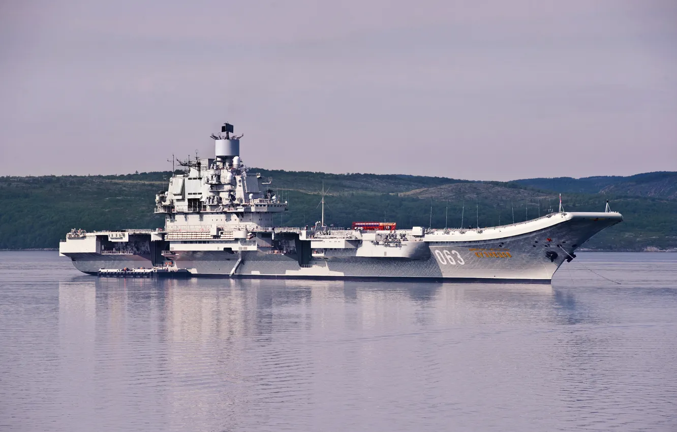 Фото обои крейсер, тяжелый, авианесущий, Северный Флот, Адмирал Флота Советского Союза Кузнецов
