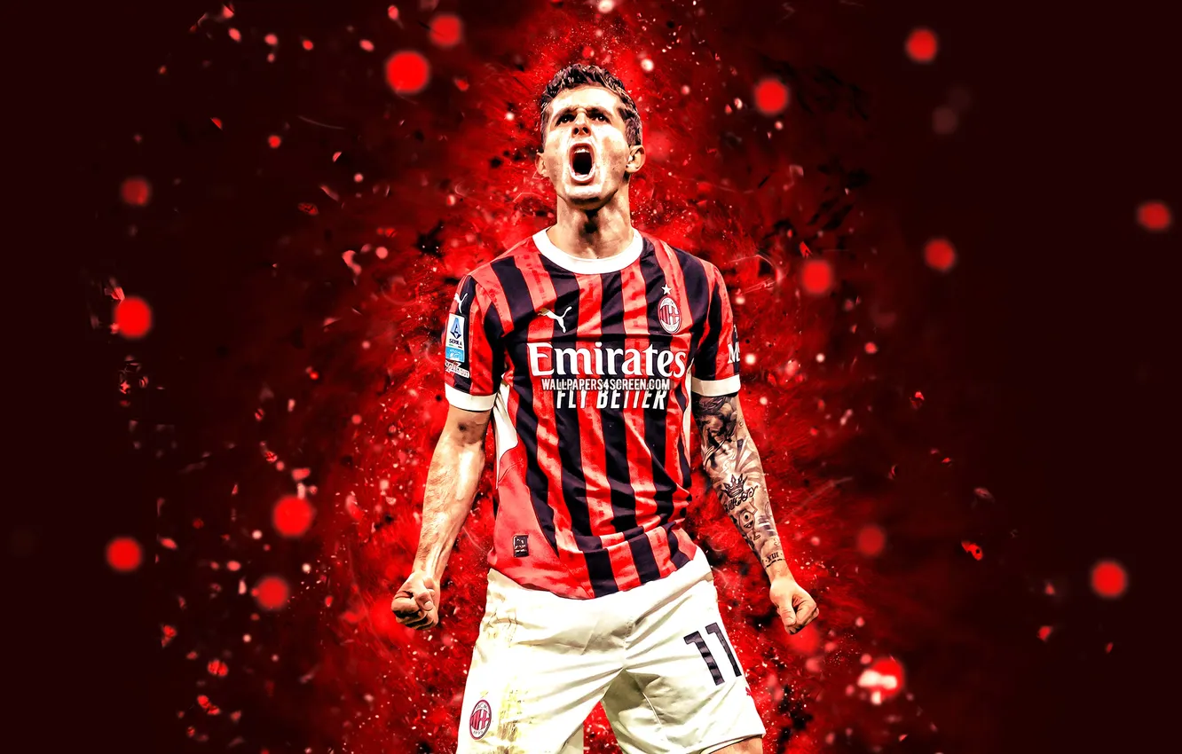 Фото обои Soccer, American, Milan, AC Milan, Christian Pulisic, Pulisic