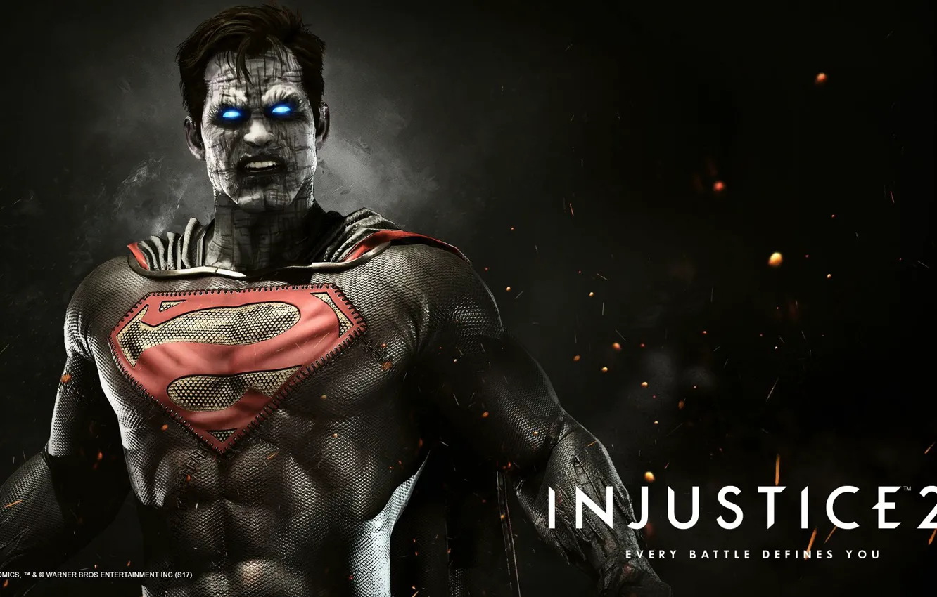 Фото обои game, Superman, fighting, clone, Bizarro, NetherRealm Studios, Injustice 2
