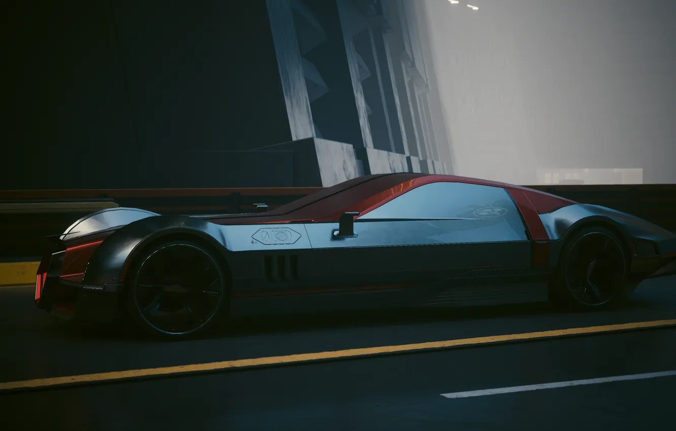 Фото обои Car, Cyberpunk 2077, Night City, Rayfield Aerondight Guinevere