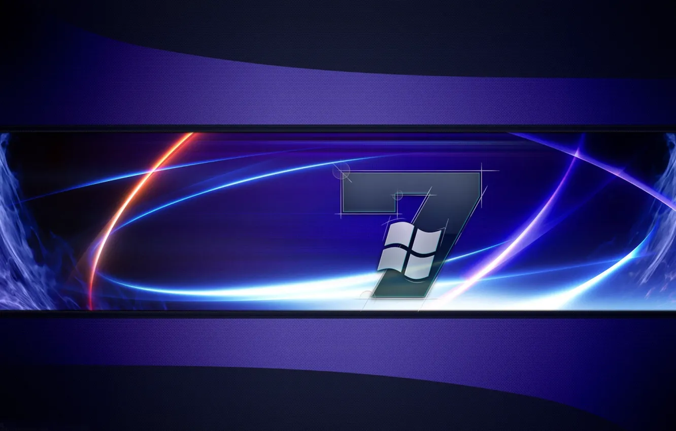 Фото обои обои, абстракцыя, windows7