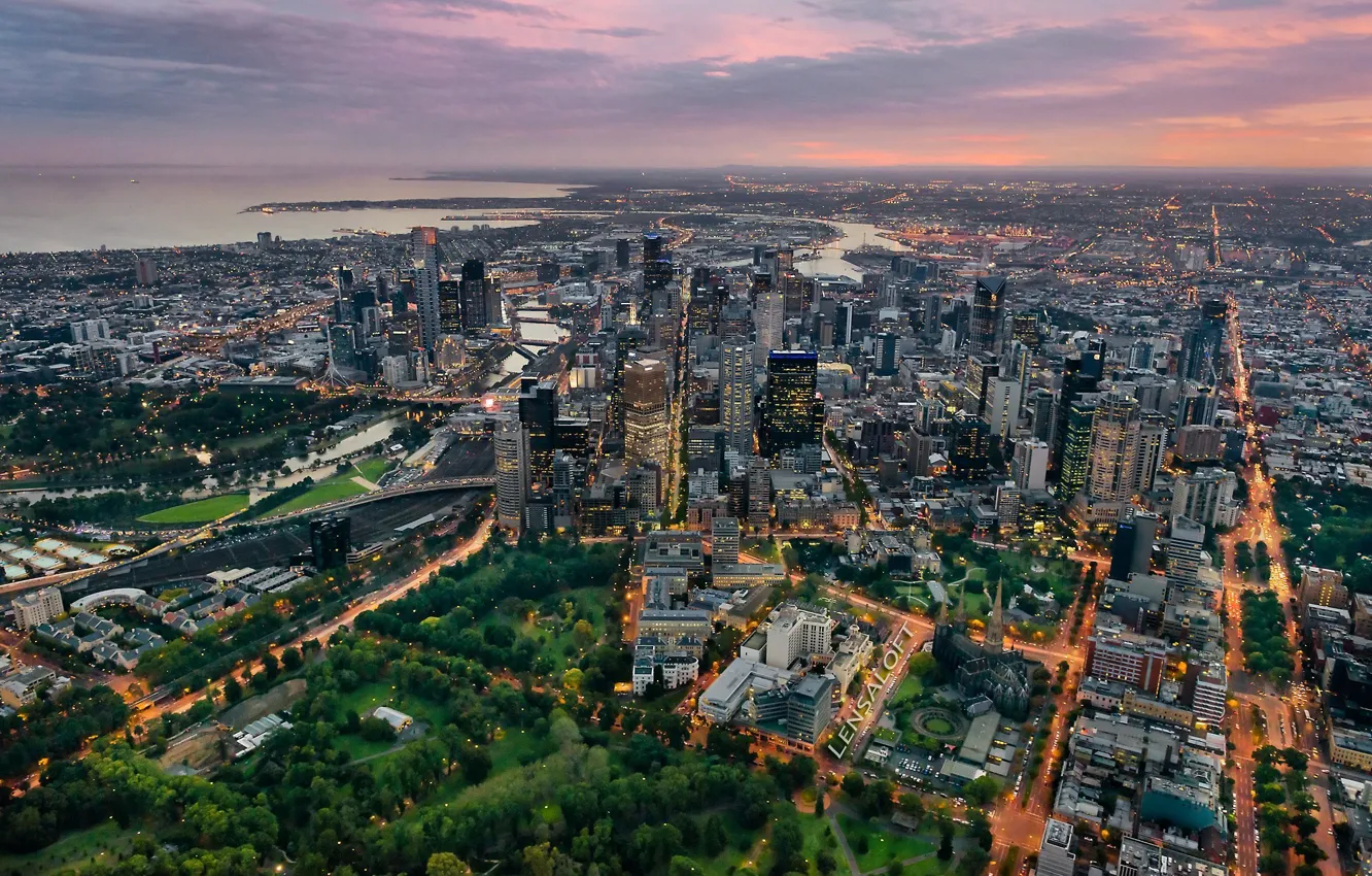 Фото обои city, Melbourne, Australia