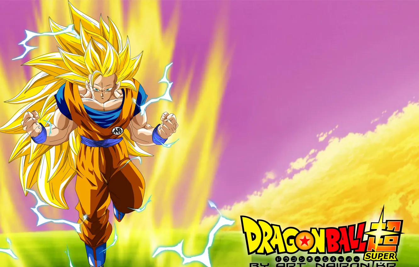 Фото обои Dragon, Ball, Goku, Dragon Ball Z, Son, Super Saiyan