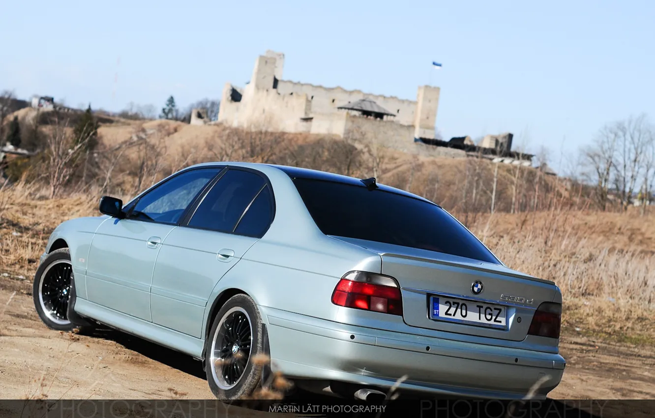 Фото обои BMW, wheels, Car, fortress, 5 series, Wallpaper, E39