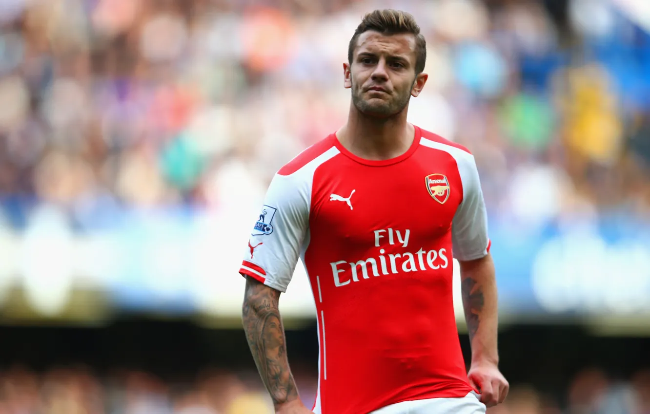 Фото обои футбол, Арсенал, Arsenal, Jack Wilshere, джек Уилшир